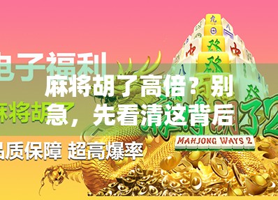 麻将胡了高倍？别急，先看清这背后的陷阱！