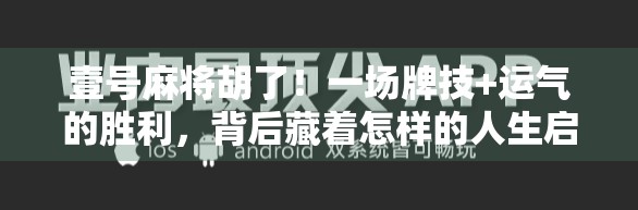 壹号麻将胡了！一场牌技+运气的胜利，背后藏着怎样的人生启示？