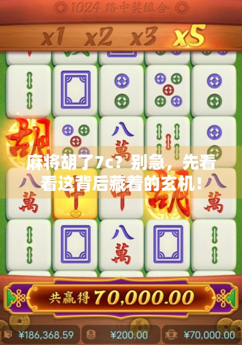 麻将胡了7c？别急，先看看这背后藏着的玄机！