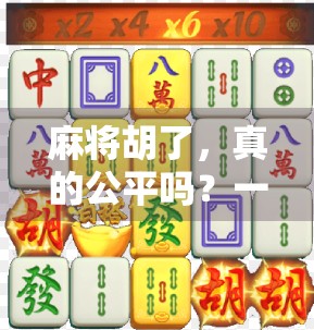 麻将胡了，真的公平吗？一场看似随机的游戏，藏着多少规则之外的玄机？