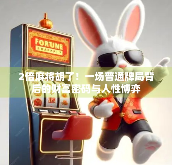 2倍麻将胡了！一场普通牌局背后的财富密码与人性博弈