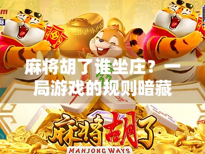 麻将胡了谁坐庄？一局游戏的规则暗藏玄机，教你玩转庄家逻辑！