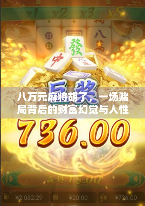 八万元麻将胡了，一场赌局背后的财富幻觉与人性拷问