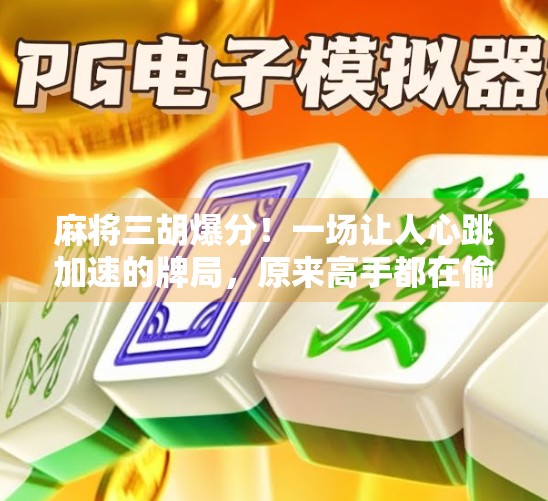 麻将三胡爆分!一场让人心跳加速的牌局,原来高手都在偷偷用这3个心法! 麻将三胡爆分!一场让人心跳加速的牌局,原来高手都在偷偷用这3个心法!