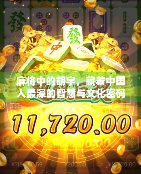 麻将中的胡字，藏着中国人最深的智慧与文化密码