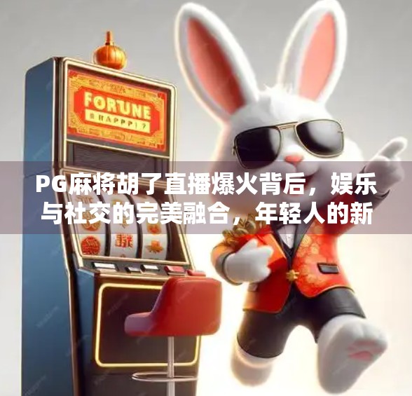 PG麻将胡了直播爆火背后，娱乐与社交的完美融合，年轻人的新牌桌文化正在崛起