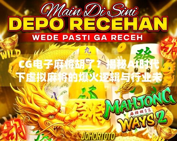 CG电子麻将胡了？揭秘AI时代下虚拟麻将的爆火逻辑与行业未来