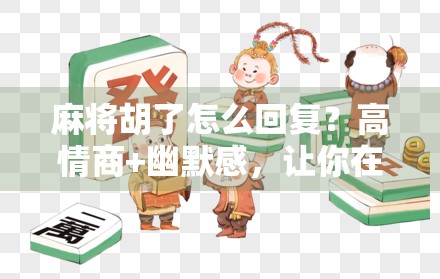 麻将胡了怎么回复？高情商+幽默感，让你在牌桌上赢得掌声与人气！